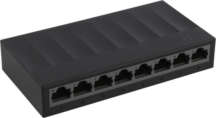 Коммутатор TP-Link LS1008G, неуправляемый, 8×1GbE