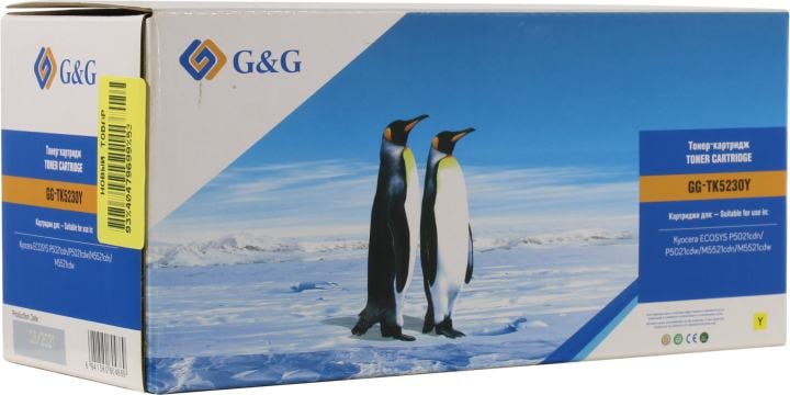 Картридж лазерный G&G GG-TK5230Y, для Kyocera ECOSYS P5021cdn/P5021cdw/M5521cdn/M5521cdw, желтый, 2200 стр.