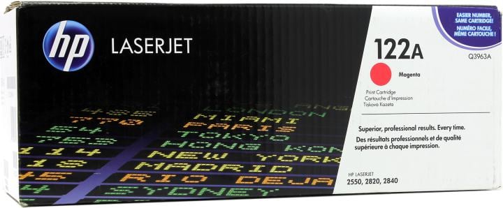 Картридж HP Q3963A (№122A) Magenta для HP COLOR LJ 2550/2820/2840  серии (повышенной ёмкости)