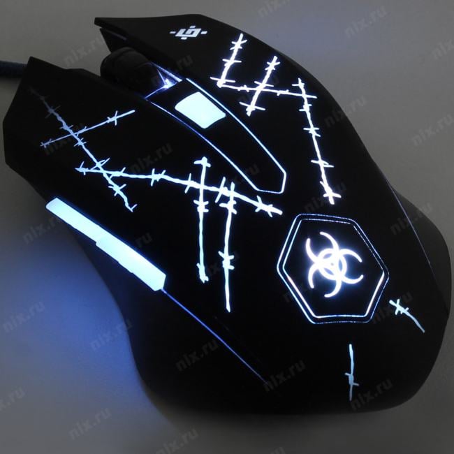 Defender Forced Gaming Mouse <GM-020L> (RTL)  USB 6btn+Roll <52020>