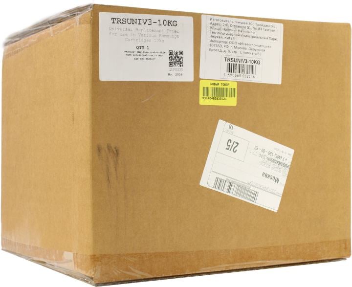 Тонер Static Control TRSUNIV3-10KG, черный, универсальный, 10 кг