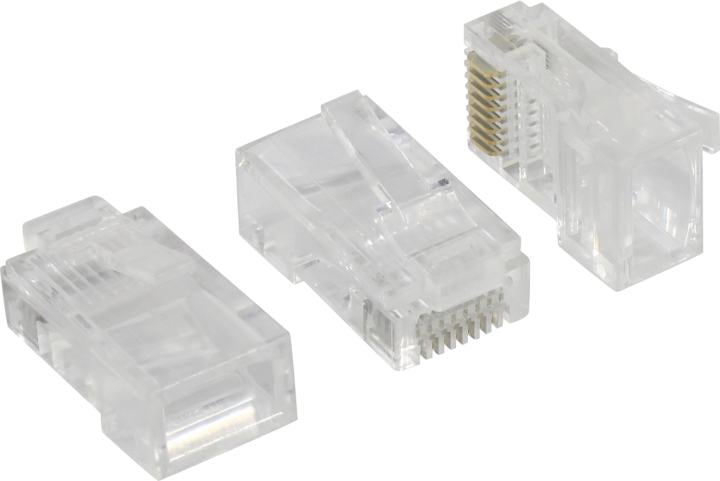 Lanmaster <LAN-EZ45-8P8C/U5E-100> RJ-45  Коннектор Кат.5e (уп-ка100шт)