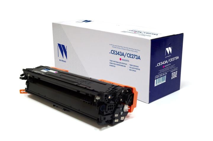 Картридж лазерный NVPrint совместимый NV-CE343A/CE273A Magenta универсальные для HP Color LaserJet 700 M775dn/700 M775f/700 M775z/700 M775z+/CP5525dn/CP5525n/CP5525xh/M750dn/M750n/M750xh (16000k)