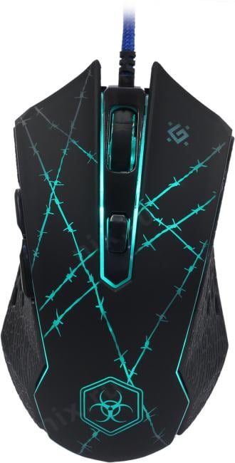 Defender Forced Gaming Mouse <GM-020L> (RTL)  USB 6btn+Roll <52020>