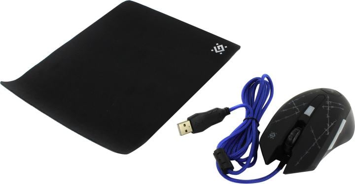 Defender Forced Gaming Mouse <GM-020L> (RTL)  USB 6btn+Roll <52020>