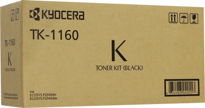 Картридж Kyocera TK-1160, чёрный, 7200 стр.