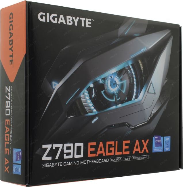 GIGABYTE Z790 EAGLE AX (RTL) LGA1700 <Z790> 3xPCI-E HDMI+DP 2.5GbLAN+WiFi SATA  RAID ATX 4DDR5