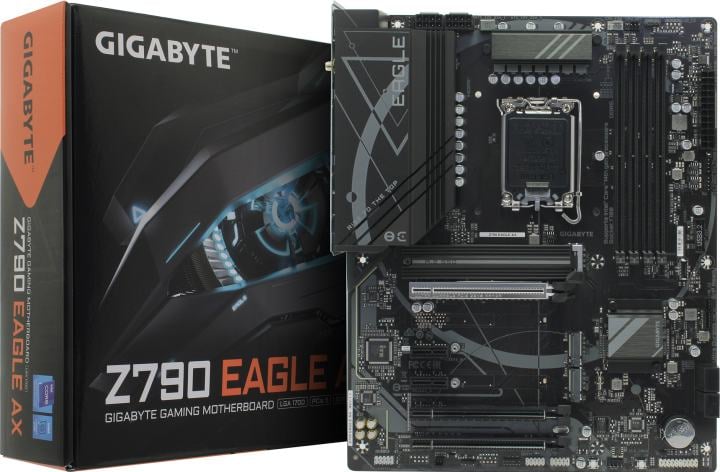 GIGABYTE Z790 EAGLE AX (RTL) LGA1700 <Z790> 3xPCI-E HDMI+DP 2.5GbLAN+WiFi SATA  RAID ATX 4DDR5