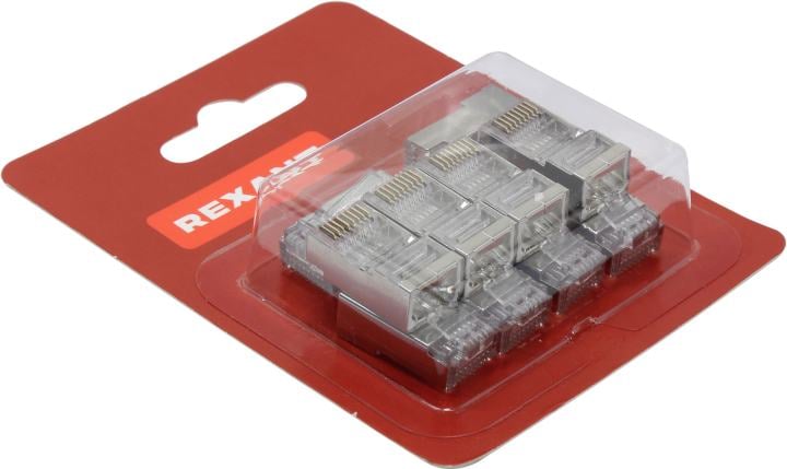 Rexant <06-0082-A10> RJ-45 Коннектор  экранированный (уп-ка 10шт)