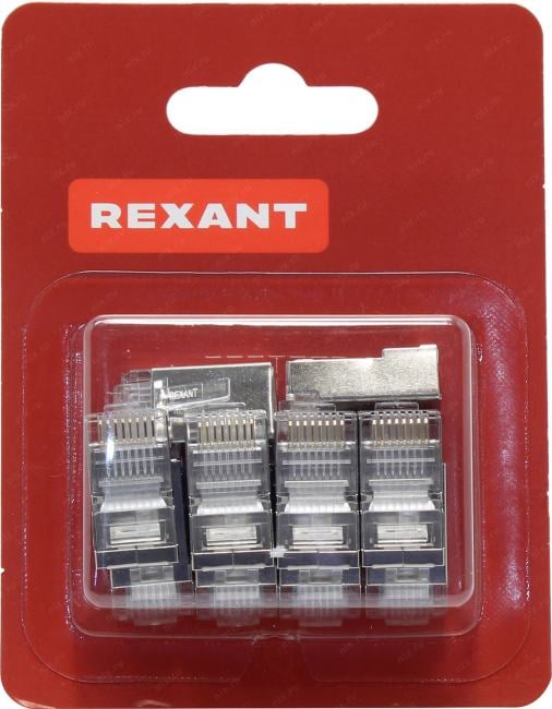 Rexant <06-0082-A10> RJ-45 Коннектор  экранированный (уп-ка 10шт)