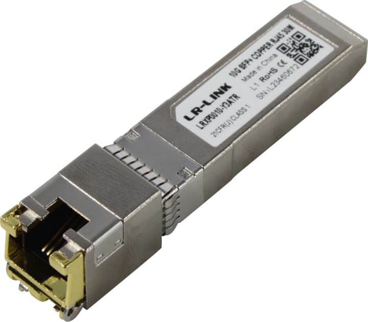 Трансивер SFP+ LR-link LRXP0010-Y3ATR, 10G, 30м, RJ45
