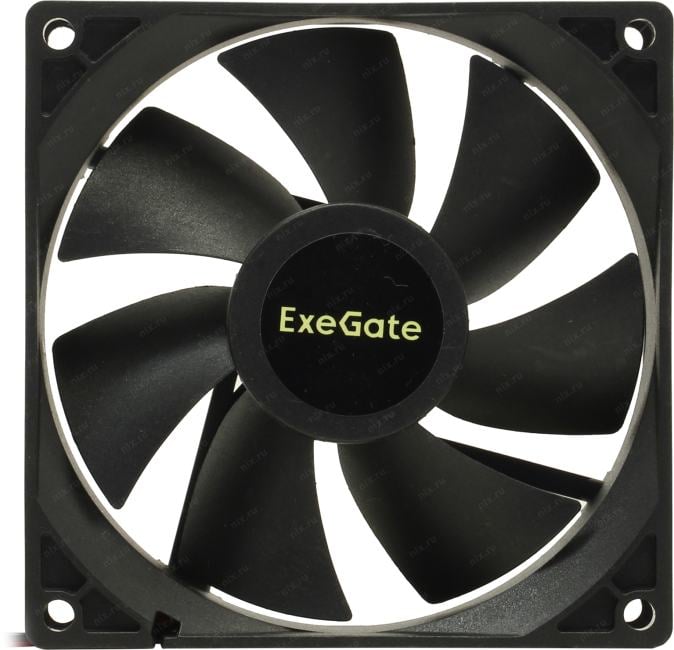 Вентилятор для корпуса Exegate EX283384RUS E09225H4P-PWM, 92x92x25 мм, гидродинамический, 4pin, PWM, 24dBA