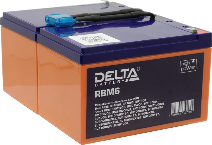Батарея для ИБП Delta - RBM6, 12А/ч, 24В, Internal, RBM6