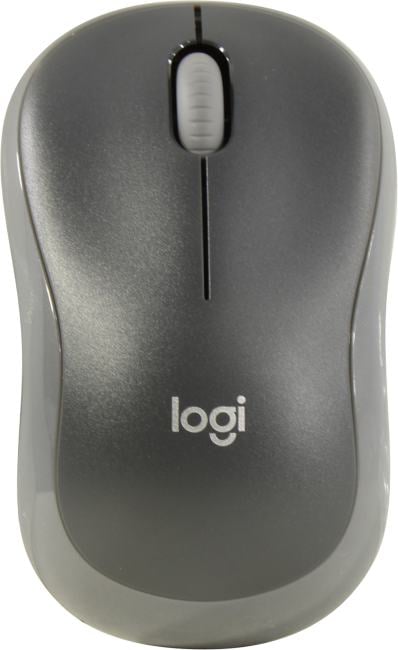 Logitech M185 Grey Wireless Mouse <910-002252> (RTL) USB  3btn+Roll  уменьшенная