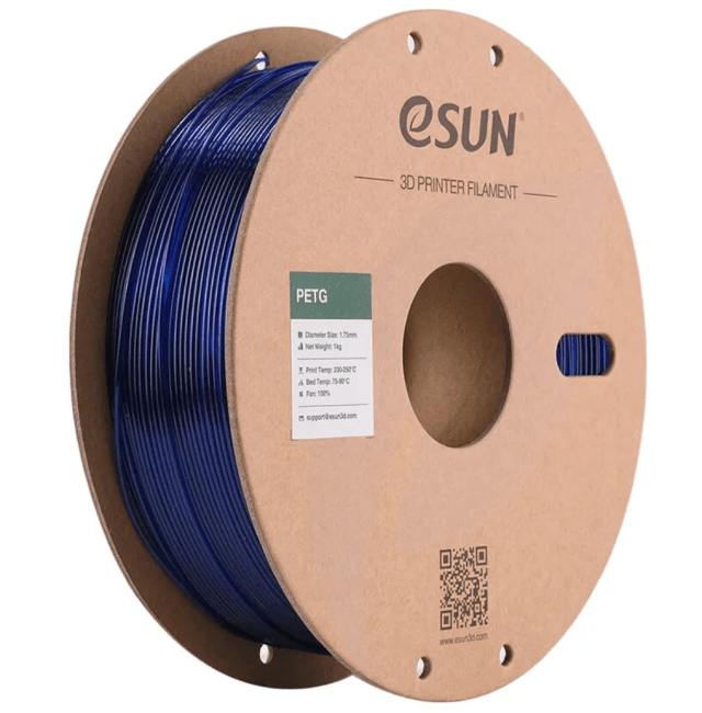 Катушка PETG-пластика ESUN 1.75 мм  1кг., синяя (PETG175U1)