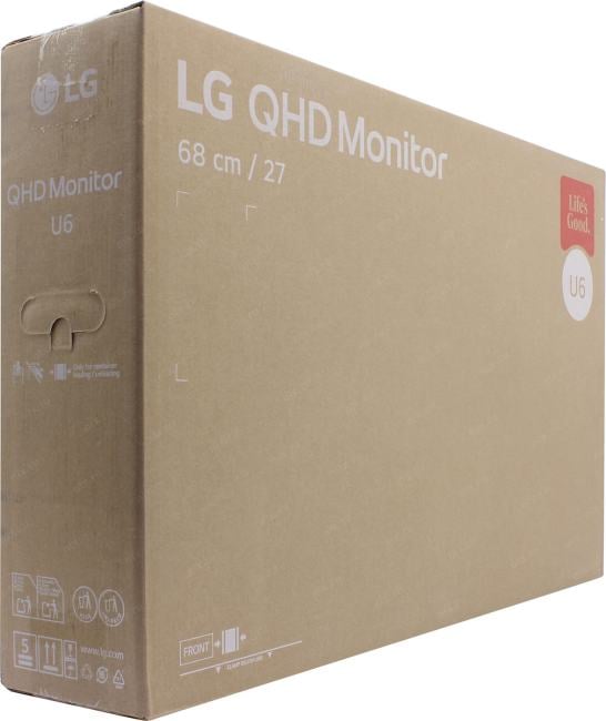 27"    ЖК монитор LG 27U631A-B  (LCD,  2560x1440,  HDMI, USB-C)