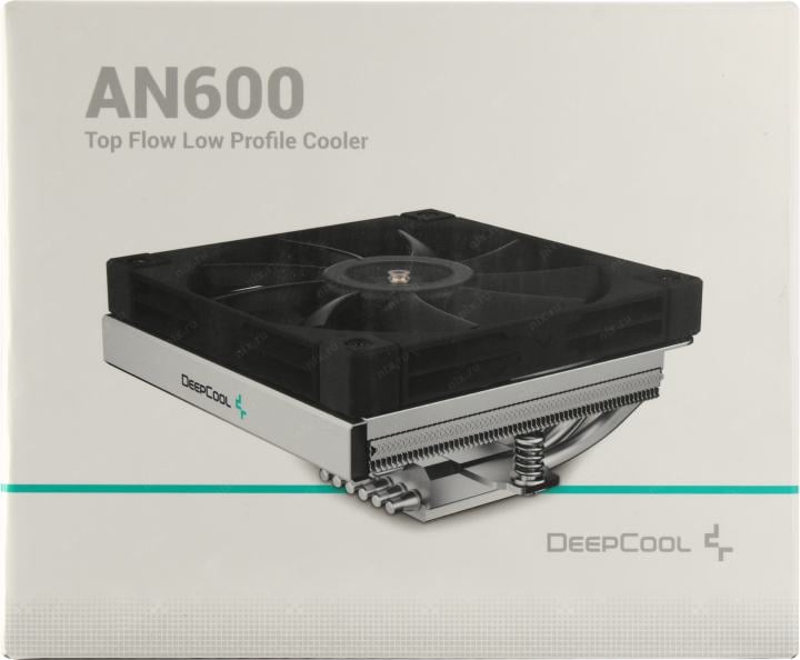 Deepcool <R-AN600-BKNNMN-G> AN600 (4пин, 115x/1200/1700/AM4/AM5,  24.2дБ, 500-1850об/мин, Al+тепл.трубки)