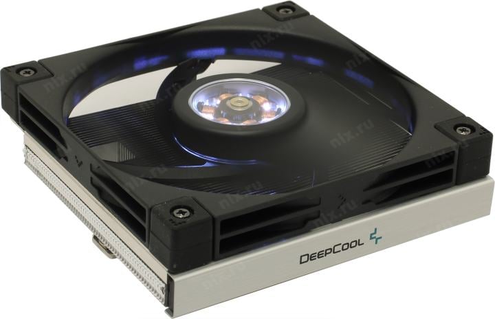 Deepcool <R-AN600-BKNNMN-G> AN600 (4пин, 115x/1200/1700/AM4/AM5,  24.2дБ, 500-1850об/мин, Al+тепл.трубки)