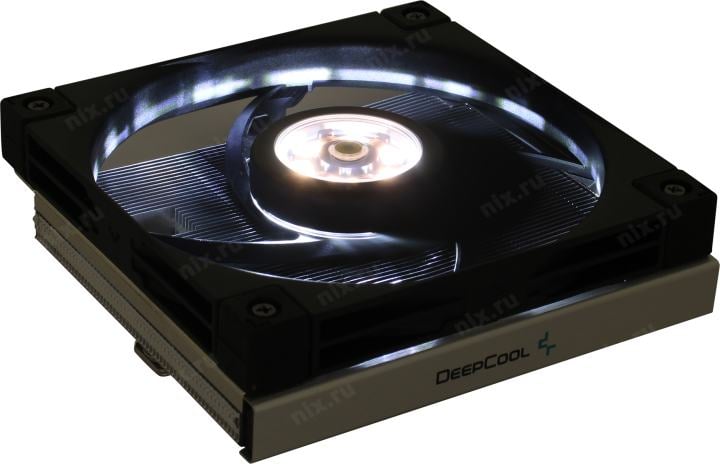 Deepcool <R-AN600-BKNNMN-G> AN600 (4пин, 115x/1200/1700/AM4/AM5,  24.2дБ, 500-1850об/мин, Al+тепл.трубки)