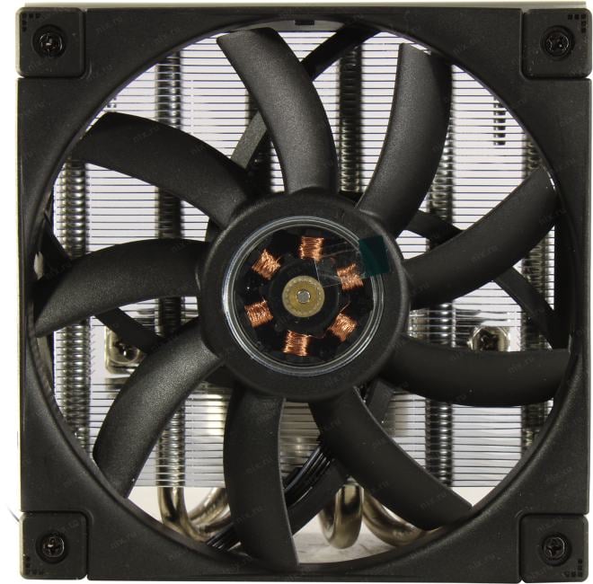 Deepcool <R-AN600-BKNNMN-G> AN600 (4пин, 115x/1200/1700/AM4/AM5,  24.2дБ, 500-1850об/мин, Al+тепл.трубки)