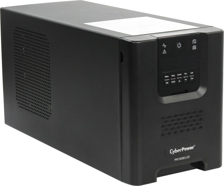 ИБП CyberPower PR1000ELCD, Line-Interactive, 1000VA/900W, 8×IEC C13, LCD