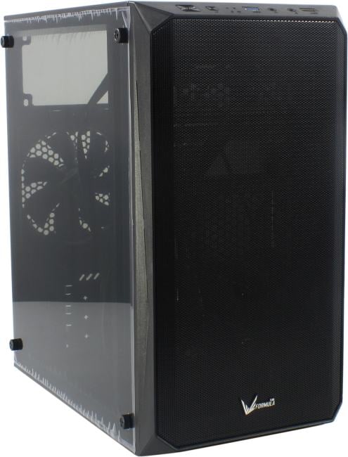 Minitower Formula  <CS-107-BLACK>  MicroATX  без БП