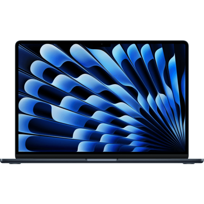 Apple MacBook Air 15-inch 2024 [MW1L3LL/A] (КЛАВ.РУС.ГРАВ.) Midnight 15.3" Liquid Retina {(2880x1864) M4 8C CPU 10C GPU/16GB/256GB SSD/рекоменд.переходник 1979059/1991284} (A3241)