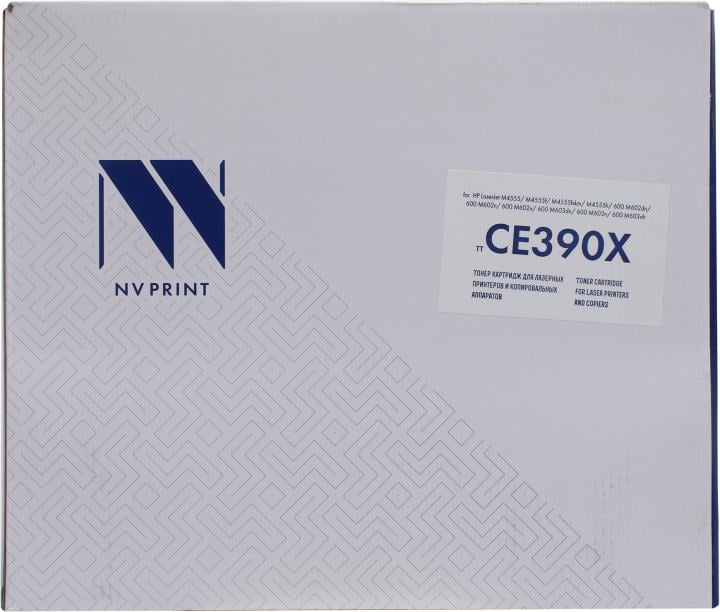Картридж NV-Print аналог CE390X Black для HP  LaserJet Enterprise M4555mfp/601/602/603