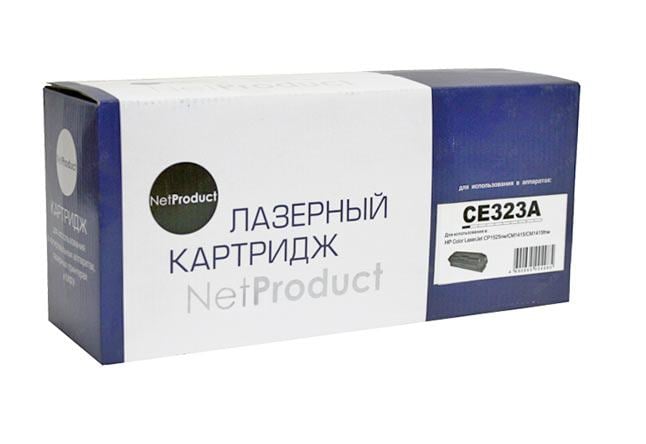 Картридж NetProduct N-CE323A, пурпурный, 1300 стр.