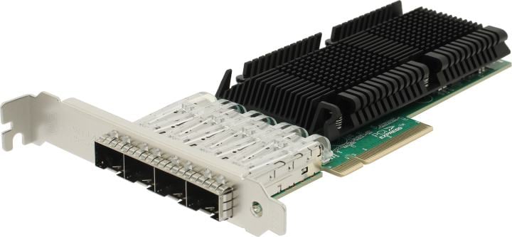 Сетевой адаптер LR-Link LRES1027PF-4SFP28, PCIe 4.0 x8, 4×SFP28 10/25G