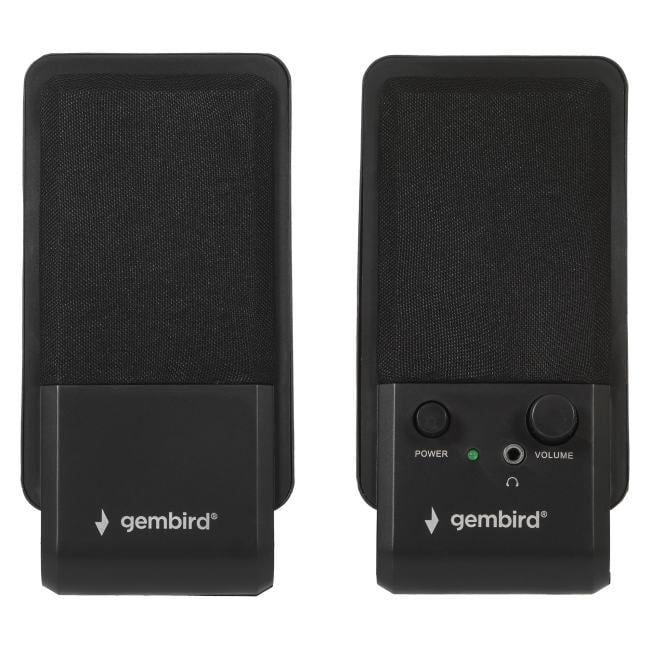 <085650> Акустическая система Gembird SPK-510 (6Вт, регулятор громкости, USB-питание) черный [SPK-510]