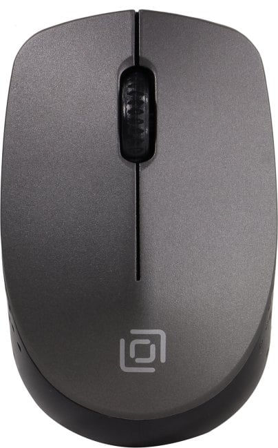 OKLICK Wireless Optical Mouse <486MW> <Black&Grey> (RTL)  USB 3btn+Roll <1196552>