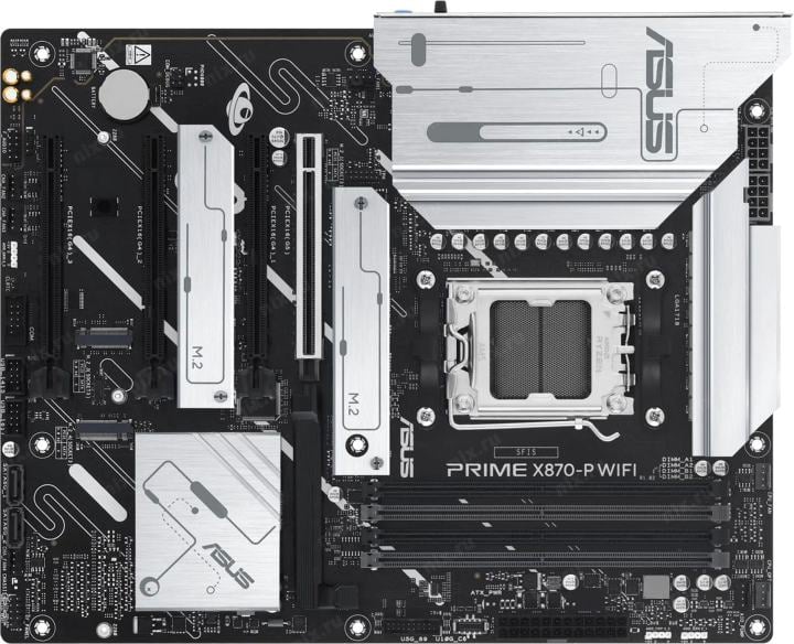 ASUS PRIME X870-P WIFI (RTL) AM5 <X870> 4xPCI-E HDMI  2.5GbLAN+WiFi+BT  SATA  ATX 4DDR5