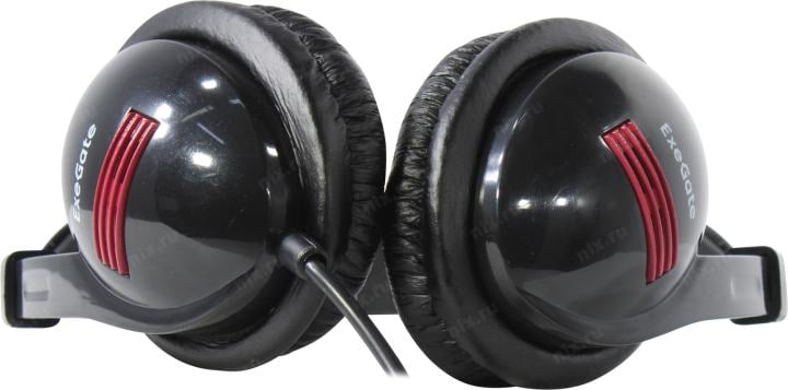 Наушники с микрофоном ExeGate Office HS-120S (шнур 2м, с регулятором  громкости)  <EX295314RUS>