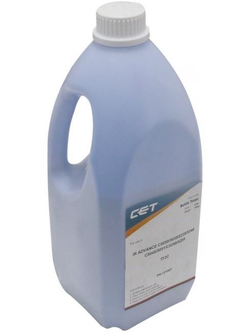 Тонер Cet TF2-C CET121007 голубой бутылка 1000гр. для принтера CANON iR ADVANCE C5051/C5030