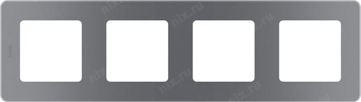 LEGRAND 673967 Рамка  4  поста  INSPIRIA дымчатый