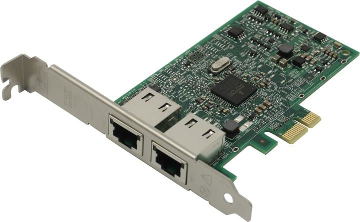 Сетевой адаптер Broadcom BCM95720A2003AC, 2×1GbE RJ-45, PCIe 2.1 x1