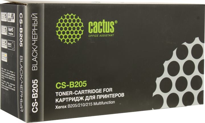 Картридж Cactus CS-B205 Black  для Xerox B205/210/215