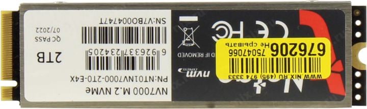 SSD 2 Tb M.2 2280  M  Netac  NV7000 <NT01NV7000-2T0-E4X>