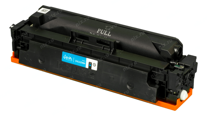 Картридж лазерный SAKURA SACF411X/046HC (№410X/CF411X/046HC), голубой, 5000 страниц