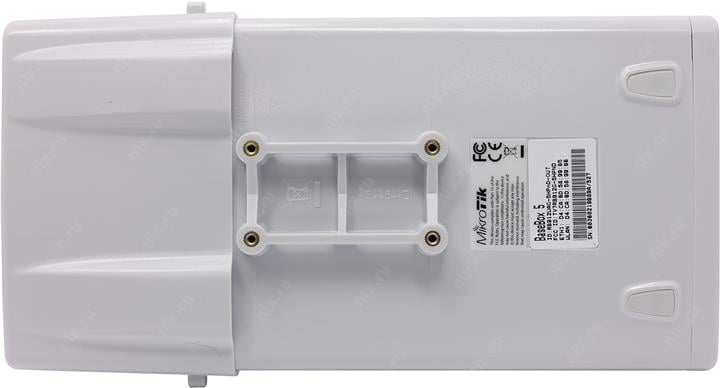 Точка доступа MikroTik RB912UAG-5HPnD-OUT BaseBox 5 (RouterBOARD 912UAG with 600Mhz Atheros CPU, 64MB RAM, 1xGigabit LAN, USB, miniPCIe, built-in 5Ghz 802.11a/n 2x2 two chain wireless with two RP-SMA connectors, Ro