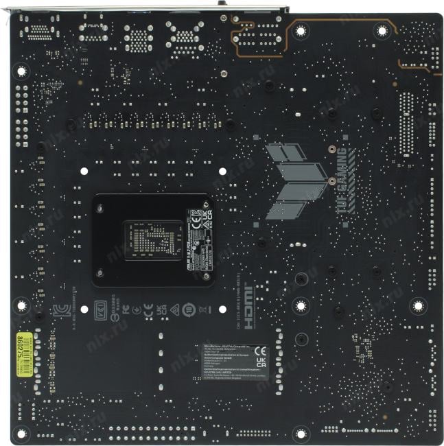 ASUS TUF GAMING B860M-PLUS WIFI (RTL) LGA1851 <B860> PCI-E HDMI+DP 2.5GbLAN+WiFi+BT  SATA MicroATX 4DDR5