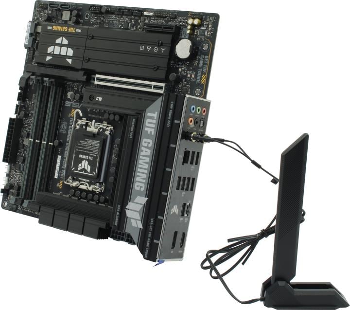 ASUS TUF GAMING B860M-PLUS WIFI (RTL) LGA1851 <B860> PCI-E HDMI+DP 2.5GbLAN+WiFi+BT  SATA MicroATX 4DDR5