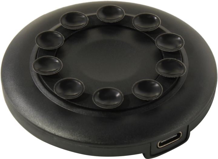 Зарядное устройство Cablexpert MP3A-PC-33, беспроводное, 10.5 Вт, Qi, на присосках