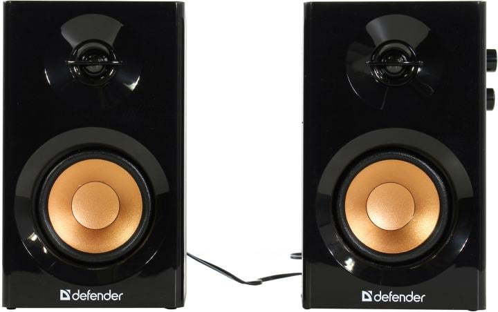 Колонки Defender 65415, Aurora S12, 2×6Вт, 3.5mm, дерево