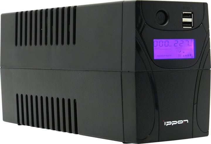 UPS 500VA Ippon Back Power Pro II 500  LCD+USB+защита телефонной линии/RJ45