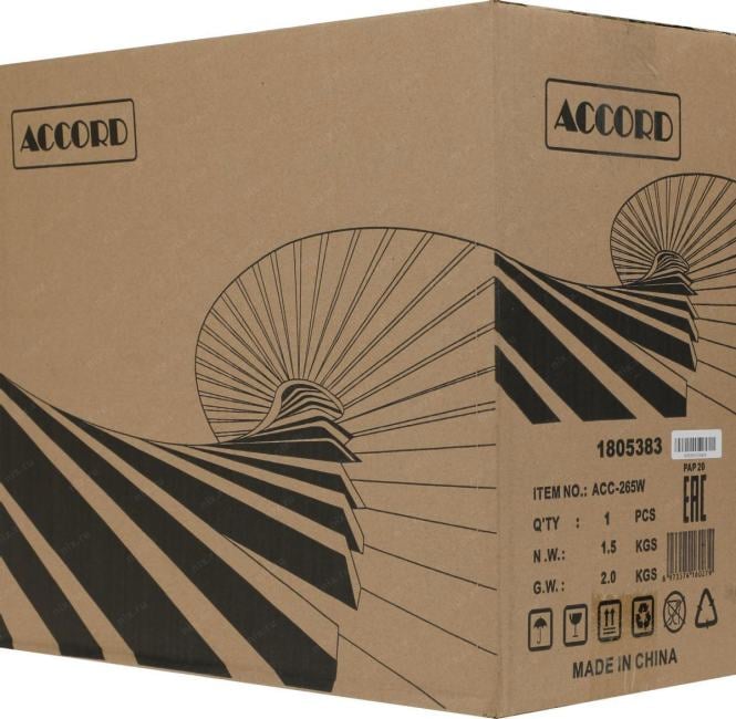 Minitower Accord  <ACC-265W>  MicroATX  без БП