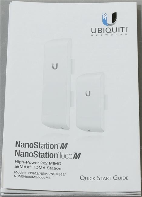 UBIQUITI <NSM2> NanoStation M2 Outdoor PoE Access Point (2UTP 100Mbps,  802.11b/g/n, 150Mbps, 11dBi)