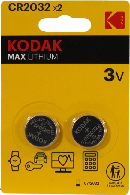 Батарейка Kodak CAT30417687-RU1, CR2032, 3 В, литиевая