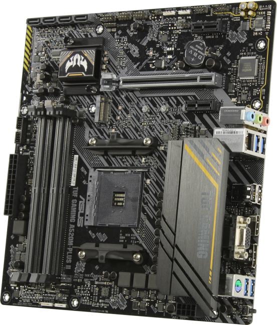 ASUS TUF GAMING A520M-PLUS II (RTL) AM4 <AMD A520> PCI-E Dsub+DVI+HDMI  GbLAN  SATA  MicroATX 4DDR4